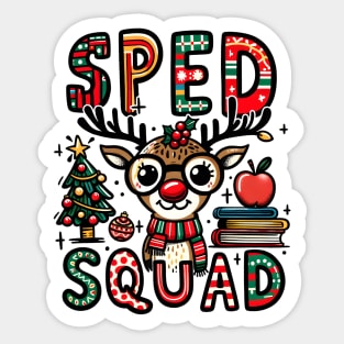 Sped Squad Sticker